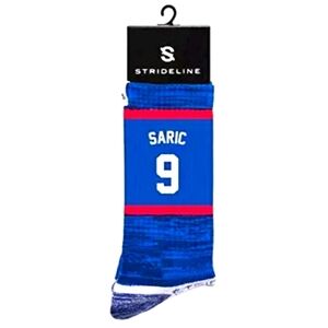 Dario Saric 76er's Jersey Strideline Crew Socks in Blue